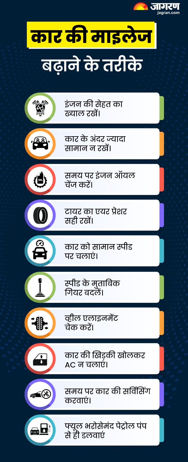 improve car mileage tips